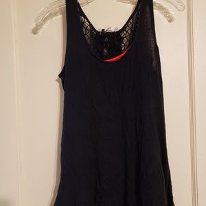 Lace back tank